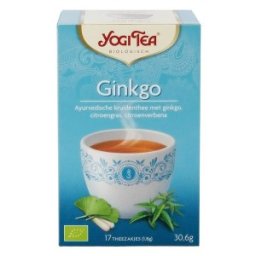 Set 2 x Ceai Bio Ginkgo, Yogi Tea, 17 Plicuri, 30.6 g