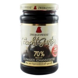 Set 2 x Gem BIO de Coacaze Negre Indulcit cu Sirop de Agave, 225 g, Zwergenwiese