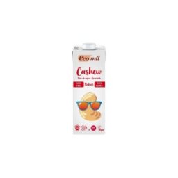 Set 2 x Bautura Vegetala BIO de Caju, fara Zahar, 1 l, Ecomil