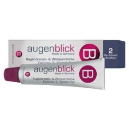 Set 2 x Vopsea de Gene si Sprancene Berrywell Nr 2 Blue Black, Negru Albastrui, 15 ml