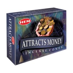 Set 10 x Conuri Parfumate, Attracts Money