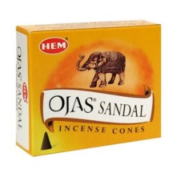 Set 10 x Conuri Parfumate, Ojas Santal