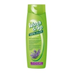 Set 6 x Sampon Wash & Go cu Extract de Lavanda, pentru Toate Tipurile de Par, 180 ml