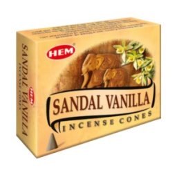 Set 5 x Conuri Parfumate, Santal si Vanilie