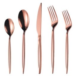 Set 30 x Tacamuri din Inox Roz Gold, Grunberg