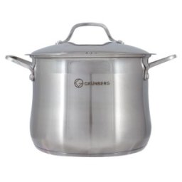 Oala din Inox cu Capac de Sticla 32 cm, Grunberg, 19 l