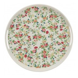 Tava Rotunda din Bambus Grunberg, 30 cm