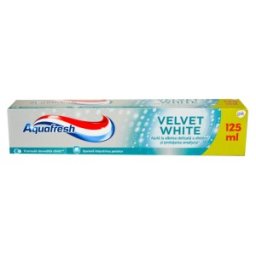 Set 4 x Pasta de Dinti Aquafresh, Velvet White, 125 ml