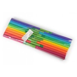 Set 2 x Hartie Creponata, 200 x 50 cm, 10 Culori Curcubeu