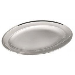 Set 3 x Tava Ovala din Inox cu Diametru 30 cm, Grunberg