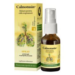 Spray pentru Gat Calmotusin cu Propolis si Menta fara Alcool, 20 ml