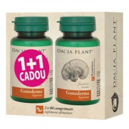 Ganoderma, 60 Comprimate 1+1 Cadou, Dacia Plant