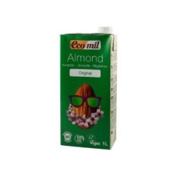 Set 3 x Bautura BIO de Migdale si Sirop de Agave, fara Zahar, 1 l, Ecomil