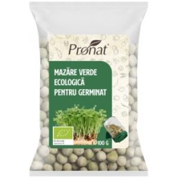 Set 5 x Mazare Verde BIO pentru Germinat, 100 g, Pronat