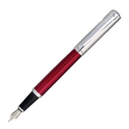Stilou Paradise cu Penita Iridium Paradise, Rosu, Accesorii Cromate, X-PEN