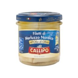 Set 2 x Cod File in Ulei de Masline, Callipo, 150 g