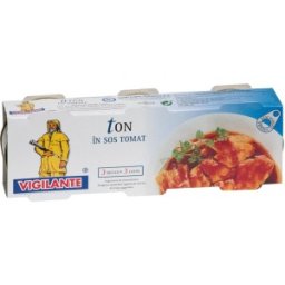 Set 2 x Ton in Sos Tomat, Vigilante, 3 x 80 g