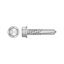 Set 250 x Surub Autoforant Cap Hex si din 7504 Otel Zincat-5.5x38