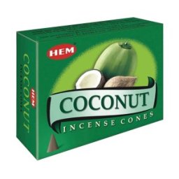 Set 5 x Conuri Parfumate, Cocos