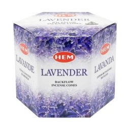 Set 3 x Conuri Parfumate Backflow, Lavanda