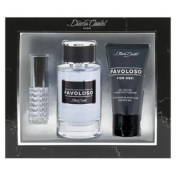 Set 2 x Apa de Parfum Diane Castel Favoloso, pentru Barbati, 100 ml si Lotiune de Corp 10 ml
