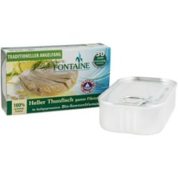 Set 2 x File de Ton, Bucati Intregi in Ulei de Floarea Soarelui Bio, Fontaine, 120 g
