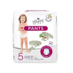 Set 2 x 22 Scutece Happy Pants Nr.5 Junior