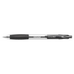 Set 14 x Pix cu Mecanism Retro Ball, Varf 0.7 mm, Negru, Claro