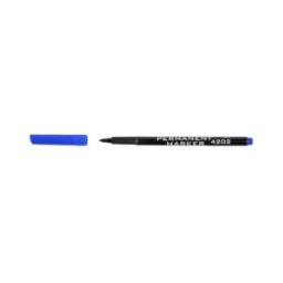 Set 8 x Marker Permanent, Varf Subtire, Albastru