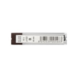 Set 6 x Mine Grafit pentru Creioane Mecanice, Tarie B, 0.5 x 60 mm