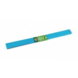 Set 6 x Hartie Creponata Colorata, Albastru Azuriu