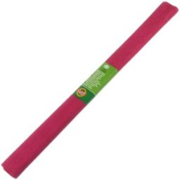 Set 6 x Hartie Creponata Colorata, Rosu Carmin