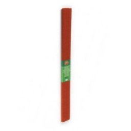 Set 6 x Hartie Creponata Colorata, Caramiziu