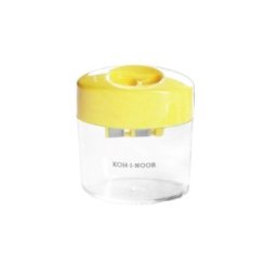 Set 5 x Ascutitoare Plastic cu Container, Diverse Culori