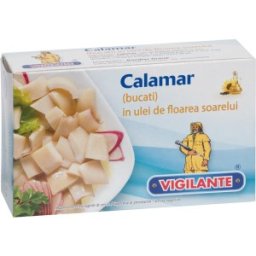 Set 2 x Calamar in Ulei de Floarea Soarelui, Vigilante, 115 g