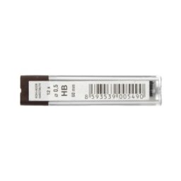 Set 6 x Mine Grafit pentru Creioane Mecanice, Tarie HB, 0.5 x 60 mm