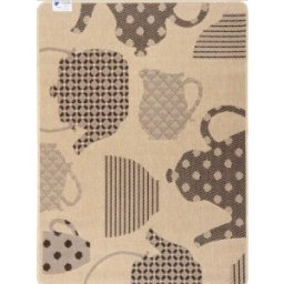 Covor pentru Bucatarie Gri, Antiderapant, 75 cm x 200 cm, Flex 19056/19