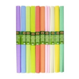 Set 2 x Hartie Creponata, 50 x 200 cm, 10 Culori, Pastel