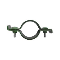 Set 5 x Brida Fixare Traseu Pentru Stalpi Rotunzi Ø 48.3 Mm Ø 1.5 Inch Acoperire Vopsit Ral 6005