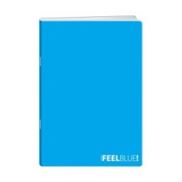 Set 4 x Caiet A5 Dictando 42 File, 80 g, Coperta Feel PP, Albastru