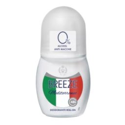 Set 3 x Deodorant Antiperspirant Roll-On Breeze, Mediterraneo, 50 ml