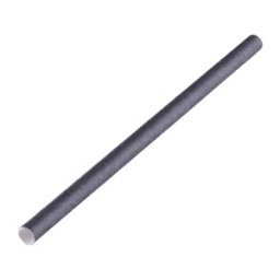 Paie Biodegradabile Compostabile de Hartie Negre, Ambalaj Individual, 7 mm, 250 Bucati