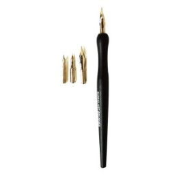 Set 2 x 4 Penite pentru Caligrafie si Toc