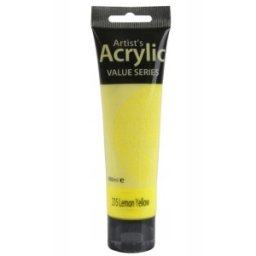 Set 2 x Culoare Acrilica Artists Acrylic Phoenix, Galben Lamaie, 100 ml