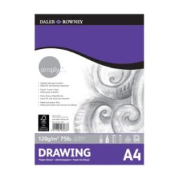 Set 2 x Bloc Desen Simply Daler Rowney, 21 x 29.7 cm, 120 g/mp
