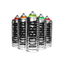 Set 3 x Vopsea Spray Acrilic Kobra HP - Senape - 400 ml
