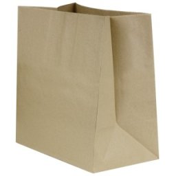 Set 2 x 250 Pungi Biodegradabile Compostabile de Hartie Transport Kraft, 26 x 17 x 29 cm