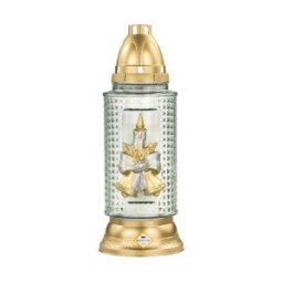 Set 2 x Candela de Craciun cu Decoratiune Lumanare si Clopotei