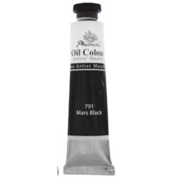 Set 2 x Culori in Ulei Artist Phoenix, Mars Black, 50 ml