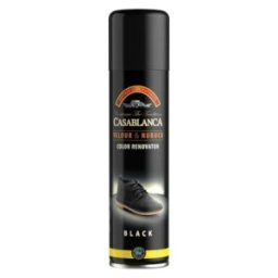 Spray pentru Restaurarea Culorii, Piele Nabuc, Negru, 200 ml, Casablanca